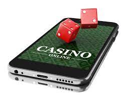 Mobil med casino online och tärningar